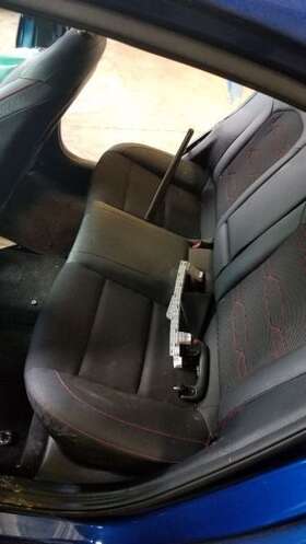 215.ki1621 Kia 21 2021 Forte Gt Oem Rear Seat Assembly Black Cloth/leather