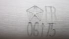 L-4733 Oem 1974-76 Dodge Chrysler Seat Upholstery Vinyl Pearl White Bancroft Pattern