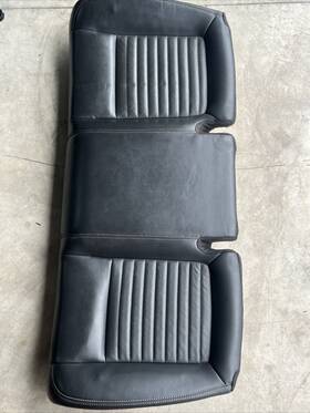 L0242490 2011 - 2014 Dodge Challenger Rear Seat Lower Bottom Cushion Black Leather Oem
