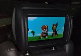 Lr065145 Land Rover 13-16 Range L405 Front Left Or Right Seat Headrest With Media Screen Black