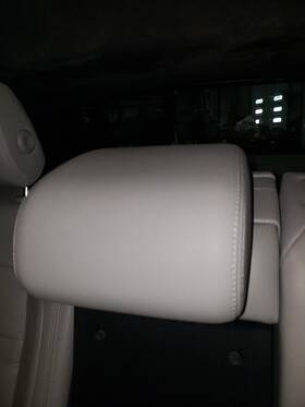 Lr115965 Land Rover 20 21 Evoque Center Rear Head Rest Only Cloud Grey 034do Leather
