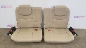 220.le1308 Lexus 08 2008 Gx470 Third Row Seat Assembly Beige Leather