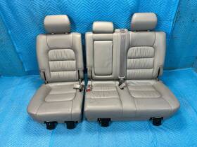 7156060380 Lexus Lx470 2nd Row Seat Complete With Headrests Rh And Lh Gray Lf10 1998-2000 Oem
