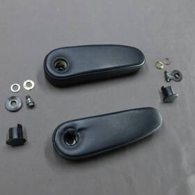 72820-48060 Lexus 1999-2003 Rx300 Armrest Arm Rest Black Front Driver Passenger Set Both Oem