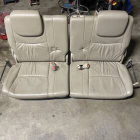 Lh00 Lexus 03-09 Gx470 4runner Seats Tan 3rd Row Backseat Split Rear Back Seat L And R