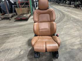 202-10604r Lincoln 2018 Navigator Brown Leather Passenger Side Front Seat Heated 24 Way
