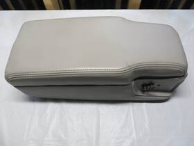 F8vz-54644a22-cab Lincoln 98-02 Town Car Front Center Seat Armrest With Console Lid Gray Leather