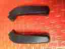 M1392q Dynacorn 1967-1977 Chevrolet Pontiac Bench Seat Hinge Arm Cover Set Black Reproduction