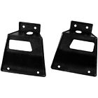 M3509 Dynacorn Mustang Rear Fold Down Seat Latch Cover Plates Pair