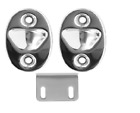 M3509d Dynacorn Mustang Fastback Seat Support Trap Door Catch Set