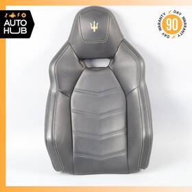 0113113001 Maserati 13-18 Granturismo S M145 Front Right Top Upper Seat Cushion Black Oem