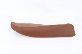 06700239710 Maserati 14-17 Ghibli Rear Right Side Seat Bolster Cushion Cover Pad Trim Brown