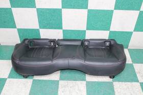 215-maserati Maserati 14-17 Ghibli Dmg Black Leather Red Stitching Rear 2nd Row Lower Seat Cushion