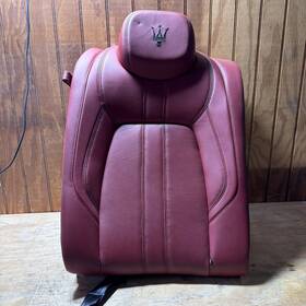 670086265 Maserati 2014-2017 Ghibli M157 Rear 2nd Row Right Seat Cushion Backrest Red Oem
