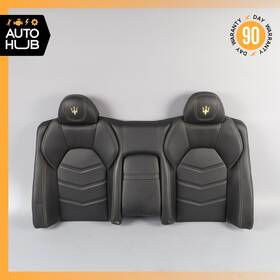 68490800 Maserati 13-19 Granturismo S M145 Rear Upper Top Seat Cushion Black Oem