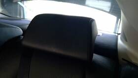 206.mz1t14 Mazda 6 2014 Drivers Rear Headrest Leather Blk