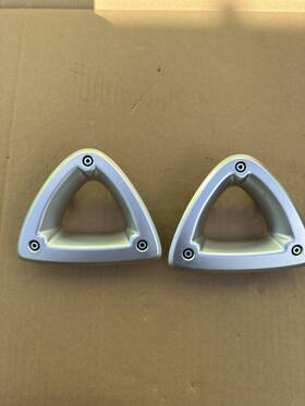 F151881l9a Mazda 04-08 Rx-8 Rx8 Front Left And Right Side Seat Triangle Rotor Trim Set Oem