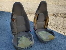 Nc72-88-180 Mazda 2001-2005 Miata Mx-5 Oem Seats Pair 01-05 Needs Reupholstered Hotrod