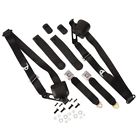 Mcsbgm-5a-bk Morris Classic Concepts Seat Belt Kit Nova Front Seats