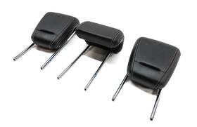 1669700550 Mercedes 12-15 Ml-class W166 Rear Left Center Right Seat Headrest Set3 Black