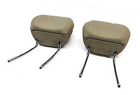 16697040508p26 Mercedes 12-13 Ml Gl X166 W166 Front Left And Right Seat Headrest Set Beige