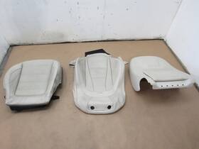 A2059105420 Mercedes E63 S W213 2020 Front Left Driver Seat Leather Back Cover Set 18-23 #3