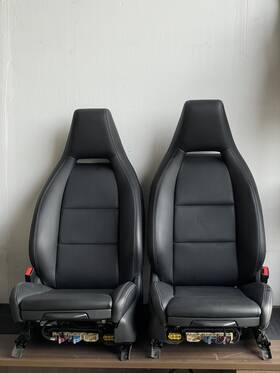 11791091009h64 Mercedes Benz 2014 - 2019 Cla250 Front Seats Leather Cla45 Left And Right Oem