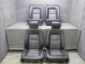 1408205126 Mercedes-benz 96-99 W140 C140 Cl600 Coupe Front And Rear Leather Seat Set Black Oem