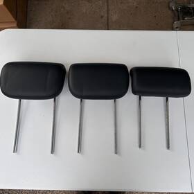 16497000509d52 Mercedes-benz 07-11 Ml Gl W164 X164 Rear Left Right Center Headrest Set3 Black Oem