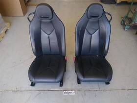 202-50633l Mercedes-benz Slk 280 350 R171 Pair Of Front Leather Bucket Seats Fits 05-06