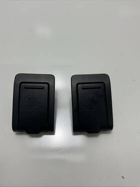 2046800136 Mercedes-benz 08-14 W204 C300 Rear Child Safety Hooks Cover Caps Oem 2pcs
