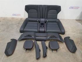 215.mb1b18 Mercedes-benz 18 2018 C43 Convertible Rear Seat Assembly Black Leather