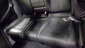 215.mb1f06 Mercedes-benz 2006 06 Clk350 Rear Sit On Bottom Seat Cushion Black Leather 95218