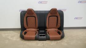 215.mb1y19 Mercedes-benz 19 Amg Gt63s X290 Complete Rear Seat Assembly Brown And Black