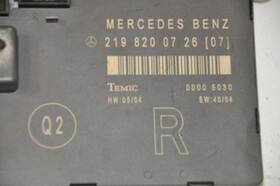2198202426 Mercedes-benz 1 Dh -17 Oem Used Seat Module Right Tested Temic 5030
