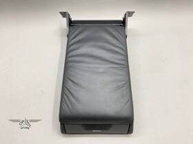 2209701530 Mercedes-benz W220 S500 Rear Armrest Leather Black With Cup Holder 00-06 Oem