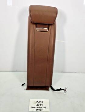 2229200029 Mercedes-benz 14-17 Oem W222 S63 Amg Rear Center Console Upper Seat Cushion Leather