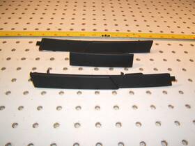 Mercedes Benz A215 689 01 08kz 2002 Cl600 W215 Front Dash Top Black Clip On Oem 1 Set Of 3 Covers