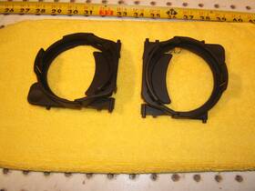 R129-sl Mercedes-benz Late 1996-02 R129 Sl Front Console Black Folding Cup Genuine 2 Holders