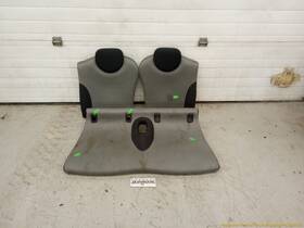 215.co1c03 Mini Cooper S R53 Black And Gray Complete Rear Seat Set Fits 2002 2003 2004