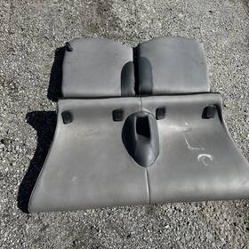Fe9d5560-bad Mini 2005 Cooper R52 Rear Upper Lower Seat Set Leather Gray Oem