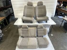 202.ms1399 Mitsubishi 1997 1998 1999 Montero Sport Ls Driver Passenger Front Rear Seats Tan