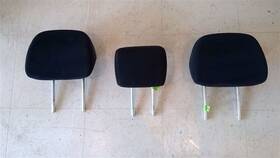 206.ms1409 Mitsubishi 2009 09 Outlander Es Set Of 3 Headrest Black Cloth 87308