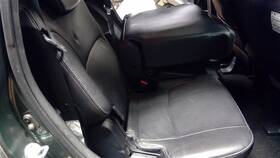 215.ms1408 Mitsubishi 2008 08 Outlander Passenger Rear Seat 2nd Row 1/3 Black Leather 98055