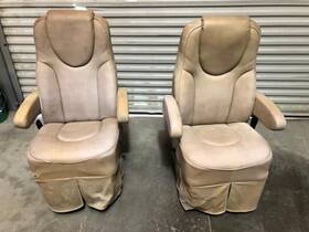 W10083abs Monaco Monarch 2011 Rv Used Front Buckskin Seats Left Power Ford F53 27963