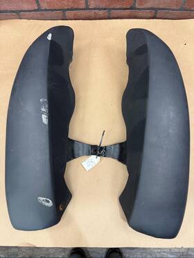 0xx07xdvae Mopar 2006-2010 Dodge Charger/magnum/300 Srt-8 Oem Backseat Leather Bolsters Stained