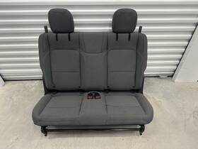 215.ch9321 Mopar 2018-2023 Jeep Wrangler Jl Oem 2 Door Factory Rear Seat Black Cloth With Stitch