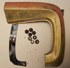 2842724 Mopar 1968 Dodge Coronet R/t 500 Right Quarter Panel Extension Good Studs