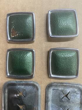 Mopar76-80 Mopar 3-v-78 Plymouth Volare Seat Medallions Front Bucket Fasteners Ship Free Mopar76-80 Mopar 3-v-78 Plymouth Volare Seat Medallions Front Bucket Fasteners Ship Free