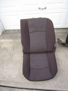 5rc43dx9aa Mopar 2014-2018 Ram 1500 Rear Left Driver Side Seat Assembly 2nd Row Brown Cloth Oem